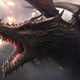 Image Credit: Aegon the Conqueror rides on Balerion the Black Dread. Artist: Jordi González Escamilla for The World of Ice and Fire.